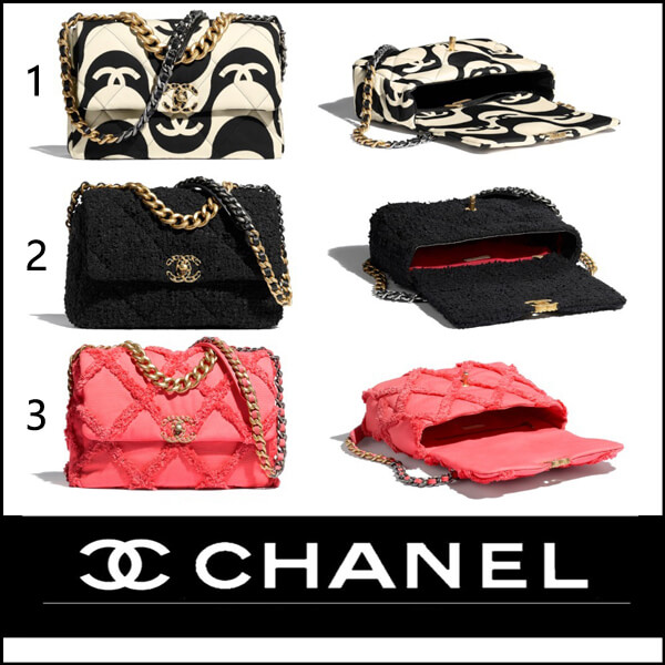 入手困難 シャネル 19 ラージ フラップ バッグ ツイード 3色展開 AS1161 B05179 NB405